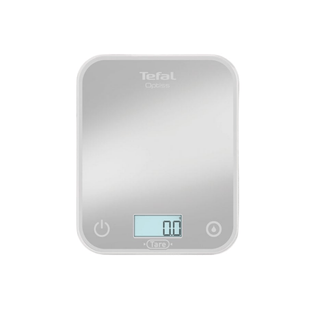 Balança de cozinha digital Tefal Optiss Cupcake com visor LCD iluminado e vidro temperado - Twisted Media