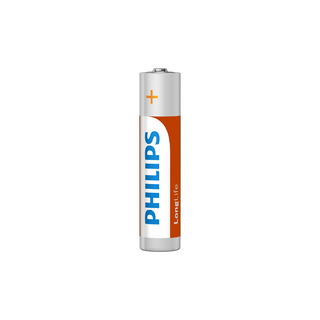 Embalagem original da bateria PHILIPS AAA para uso doméstico