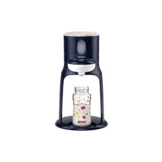 Aquecedor Béaba Bib'Expresso Night Blue com função banho-maria para comida de bebê.
