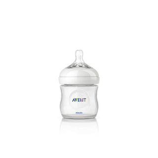 Biberões Philips Avent Clássico lado a lado com tampa transparente
