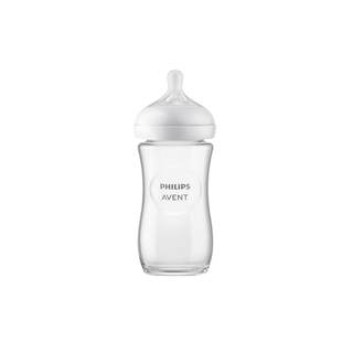 Biberão Philips Avent Natural Response 240 ml Tetina T3 Vidro - Twisted Media
