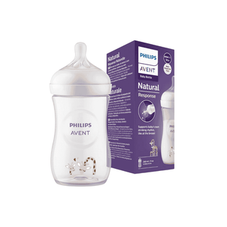 Biberão Philips Avent Natural Response 260 ml Deco Girafa T3 - Twisted Media