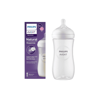 Biberão Philips Avent Natural Response 330 ml Tetina T4 - Twisted Media