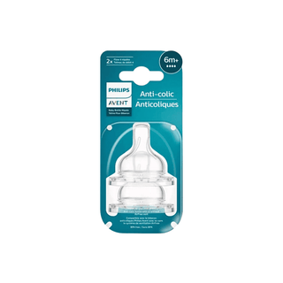 Bicos de mamadeira Philips Avent Anti-Colic N.º 04 fluxo rápido - Twisted Media
