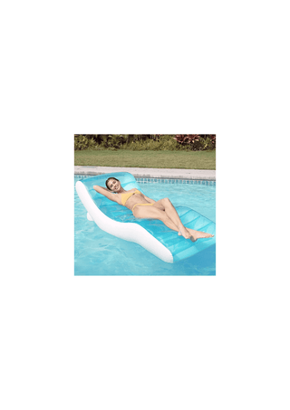 Boia espreguiçadeira INTEX com suporte para copos, confortável e resistente para dias de piscina