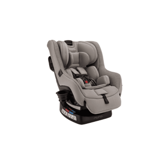 Cadeira NUNA Rava Frost instalada em veículo com cinto ajustado - Twisted Media.