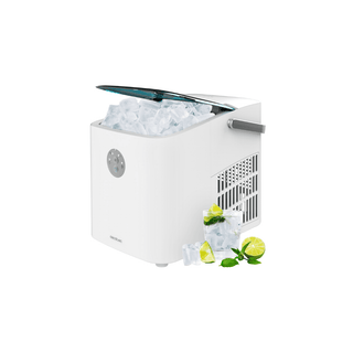 Máquina de fazer gelo Cecotec Chillin' Ice 1200 Go portátil azul e branco - Twisted Media
