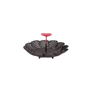 Cesto para vapor Tefal Ingenio ajustável preto e vermelho - Twisted Media