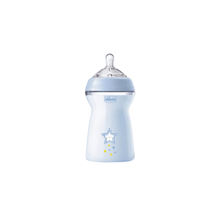 CHICCO Mamadeira de Plástico 330ml Azul - Twisted Media