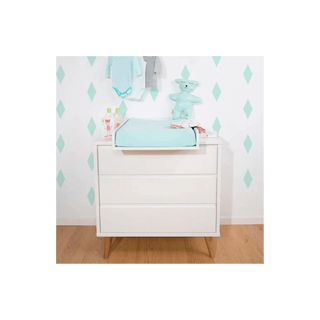 Cômoda com Trocador Retro Rio CHILDHOME, design moderno e prático para o quarto do bebê.