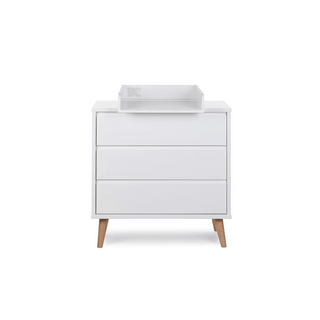 Cômoda com Trocador Retro Rio CHILDHOME, design moderno e prático para o quarto do bebê.