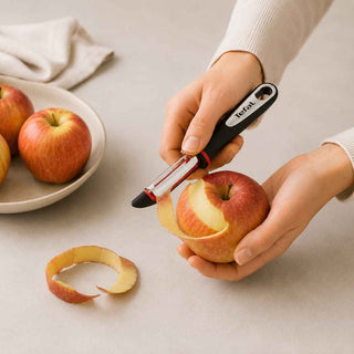 Descascador ergonómico Tefal Ingenio aço inoxidável - Twisted Media