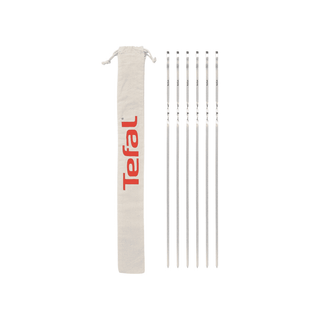 Espetos de aço inoxidável Tefal para churrasco - Twisted Media