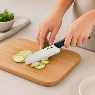 Faca Santoku Tefal Comfort 12 cm com capa protetora - Twisted Media