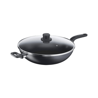 Frigideira Wok Tefal Cook Easy XL 36cm com tampa, antiaderente e livre de PFOA - Twisted Media