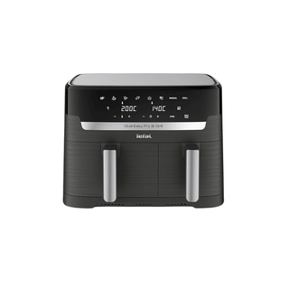 Fritadeira Tefal Easy Fry &amp; Grill Dual XXL 8,3 L em aço inoxidável - Twisted Media