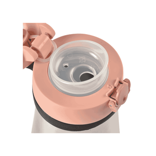 Garrafa infantil BEABA em aço inoxidável 350ml com alça removível disponível na Twisted Media Angola
