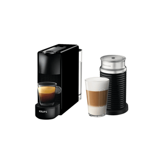 Máquina de café Krups Essenza Mini XN1118 com Aeroccino Nespresso preta - Twisted Media