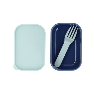 Lancheira infantil Bento Monnëka Stripes Blue & Beyond ideal para escola e passeios - Twisted Media