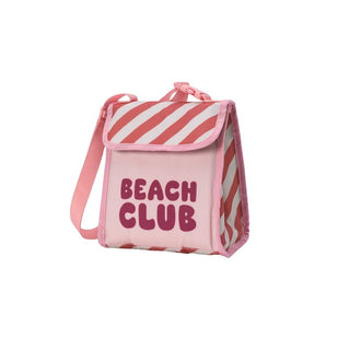 Lancheira térmico Monnëka Stripes Bloom & Blush  para transportar refeições e bebidas - Twisted Media 