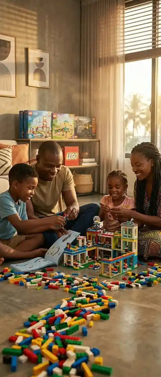 lego com familia em angola
