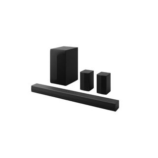 LG Soundbar S60TR preta com subwoofer ativo e colunas traseiras - Twistred Media