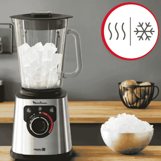 Liquidificador Moulinex PerfectMix+ com 1200W e tigela de vidro resistente ao calor - Twisted Media