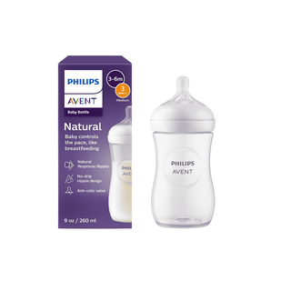 Mamadeira Philips Avent Natural Response 266 ml Fluxo 3 anticólica - Twisted Media
