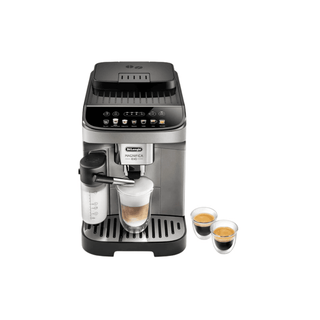 Máquina de Café Automática Delonghi LatteCrema Preto Titânio - Twisted Media