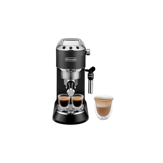 Máquina de Café Expresso Delonghi Dedica Style em inox e preto mate - Twisted Media