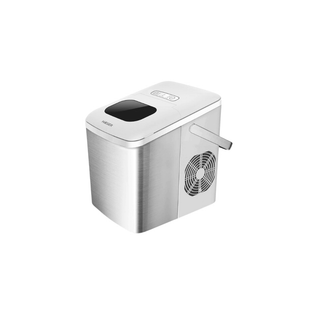 Máquina de Gelo HAEGER Pure Ice Inox 12Kg/24H com alça de transporte - Twisted Media