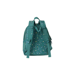 Mochila Monnëka Whale Teal com alças ajustáveis e design confortável - Twisted Media