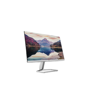 Conectividade do Monitor HP com portas VGA e HDMI para múltiplos dispositivos.