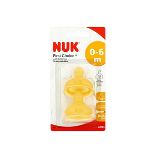 NUK Tetina Látex S1 0-6m 2bl Grande - Twisted Media