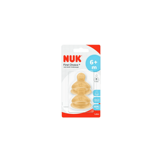 NUK Tetina Látex S1 6m+ 1bl Médio - Twisted Media