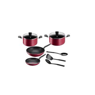 Conjunto Tefal Super Cook 9 peças com frigideira, wok e panelas - Twisted Media.
