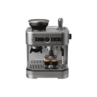 Máquina de café expresso Philips Barista Brew PSA3228/01 prata na bancada - Twisted Media