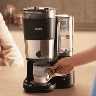 Cafeteira Philips HD7900/50 preto prateado com moedor cônico - Twisted Media