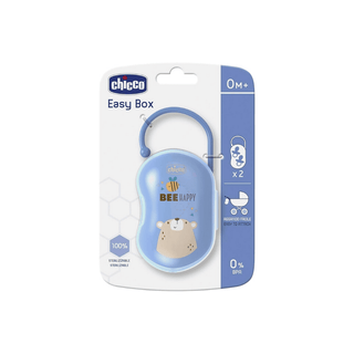 CHICCO Porta-Chupetas azul - Twisted Media