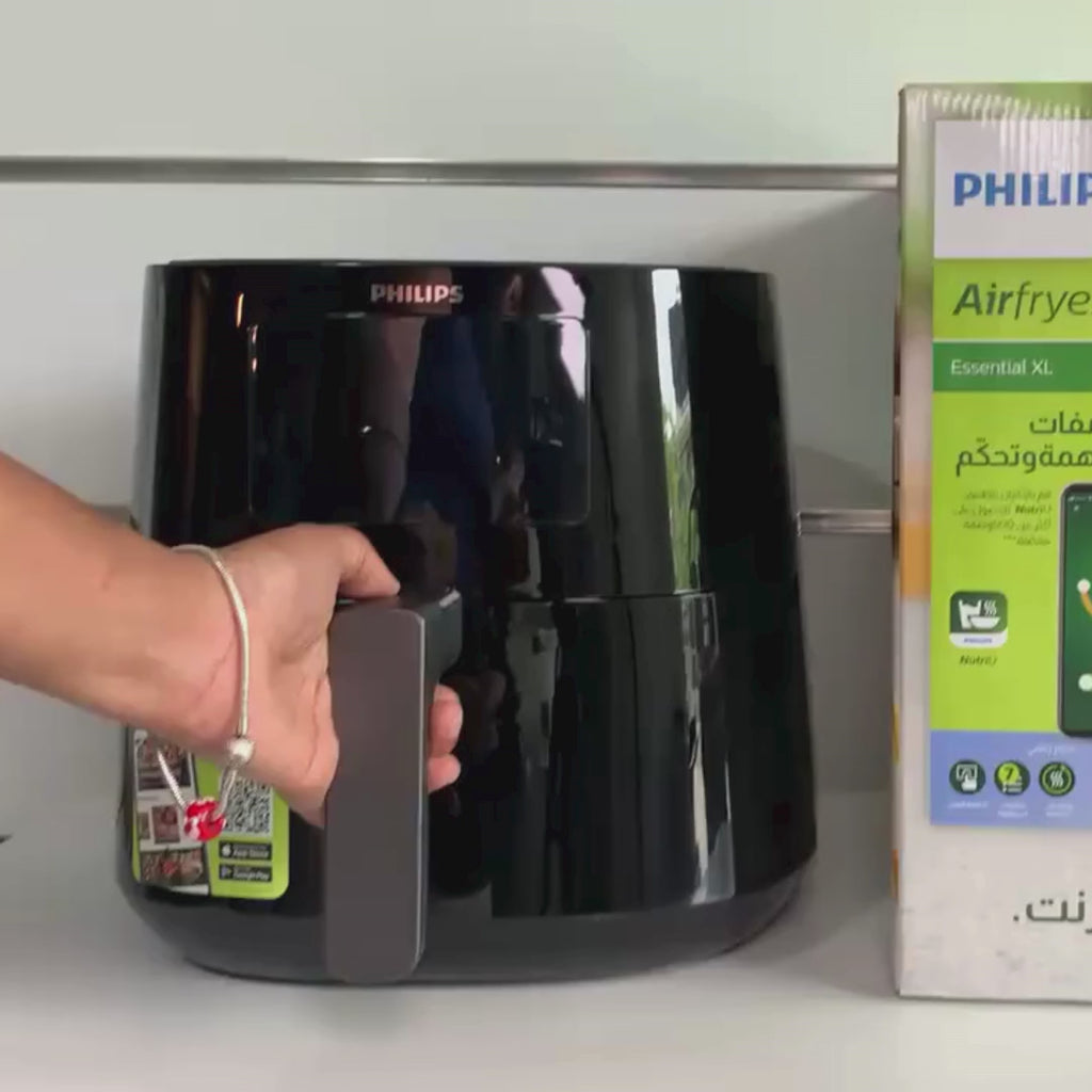 PHILIPS Fritadeira A Ar Essencial Conectado XL Digital 6.2Litros 2000watts - Twisted Media