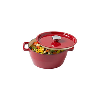 Caçarola Pyrex Vermelha 28cm Slow Cook Cozinha Prática e Sofisticada - Twisted Media 