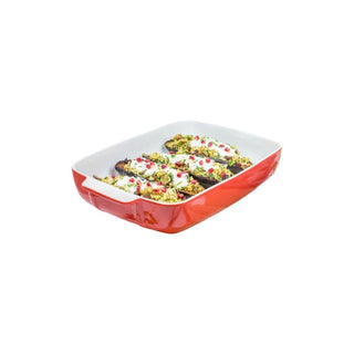 Forma para Assar Pyrex Signature 25x19cm Vermelha Qualidade e Design Funcional - Twisted Media 
