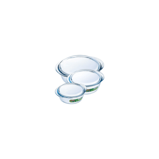 PYREX Glass Casserole Set 3pcs - Twisted Media