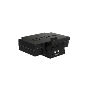 Sanduicheira Krups preta 850W com placas cerâmicas antiaderentes e design icónico - Twisted Media