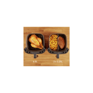 cesto da fritadeira a ar a monstrar o litragem
