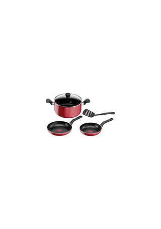 TEFAL Panela Conj. Super Cook 5Pcs Verm - Twisted Media