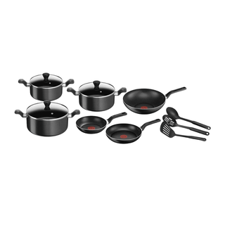 Conjunto de panelas e frigideiras Tefal Super Cook sobre o fogão - Twisted Media