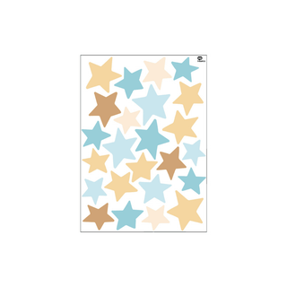 TRESXICS Adesivo Parede Soft Stars Wall Sticker Pastel - Twisted Media