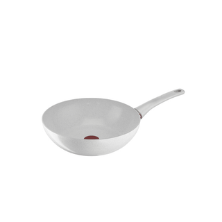 Wok Tefal Natural Chef C4511953 de 28 cm com revestimento cerâmico e compatível com indução - Twisted Media