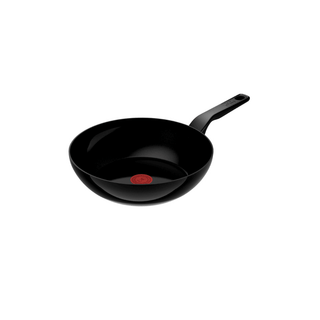 Wok Tefal Renew Black Ceramic 28 cm com revestimento cerâmico antiaderente - Twisted Media
